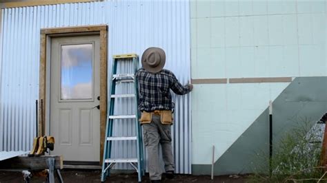 mounting wall pack on corrugated metal